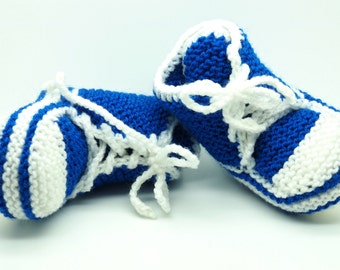 Knitted baby socks, Newborn coming home outfit boots