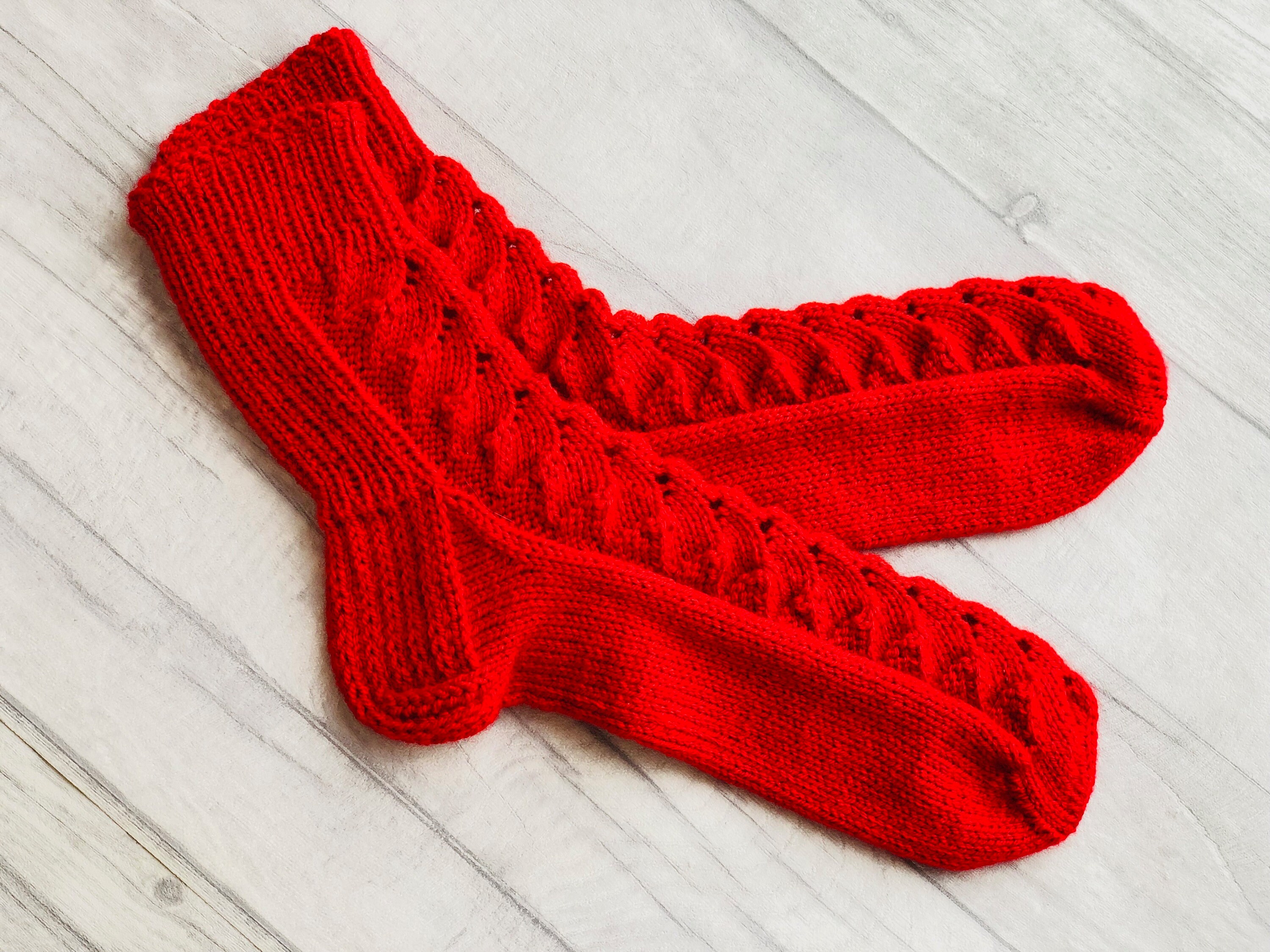 Socks Socks Women Red Socks Socks for Her Wool Socks Etsy