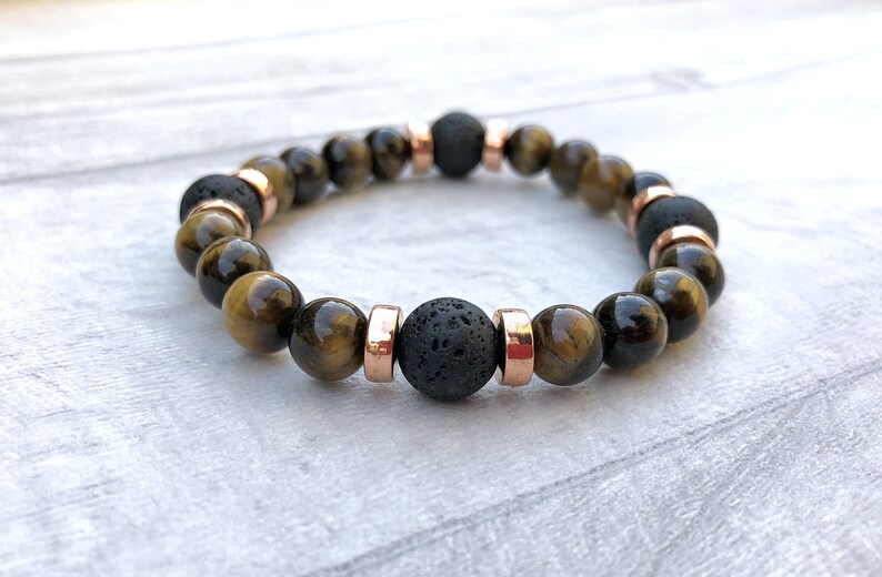 Lava Rock Bracelet Lava Bead Bracelet Lava Rock Diffuser Etsy