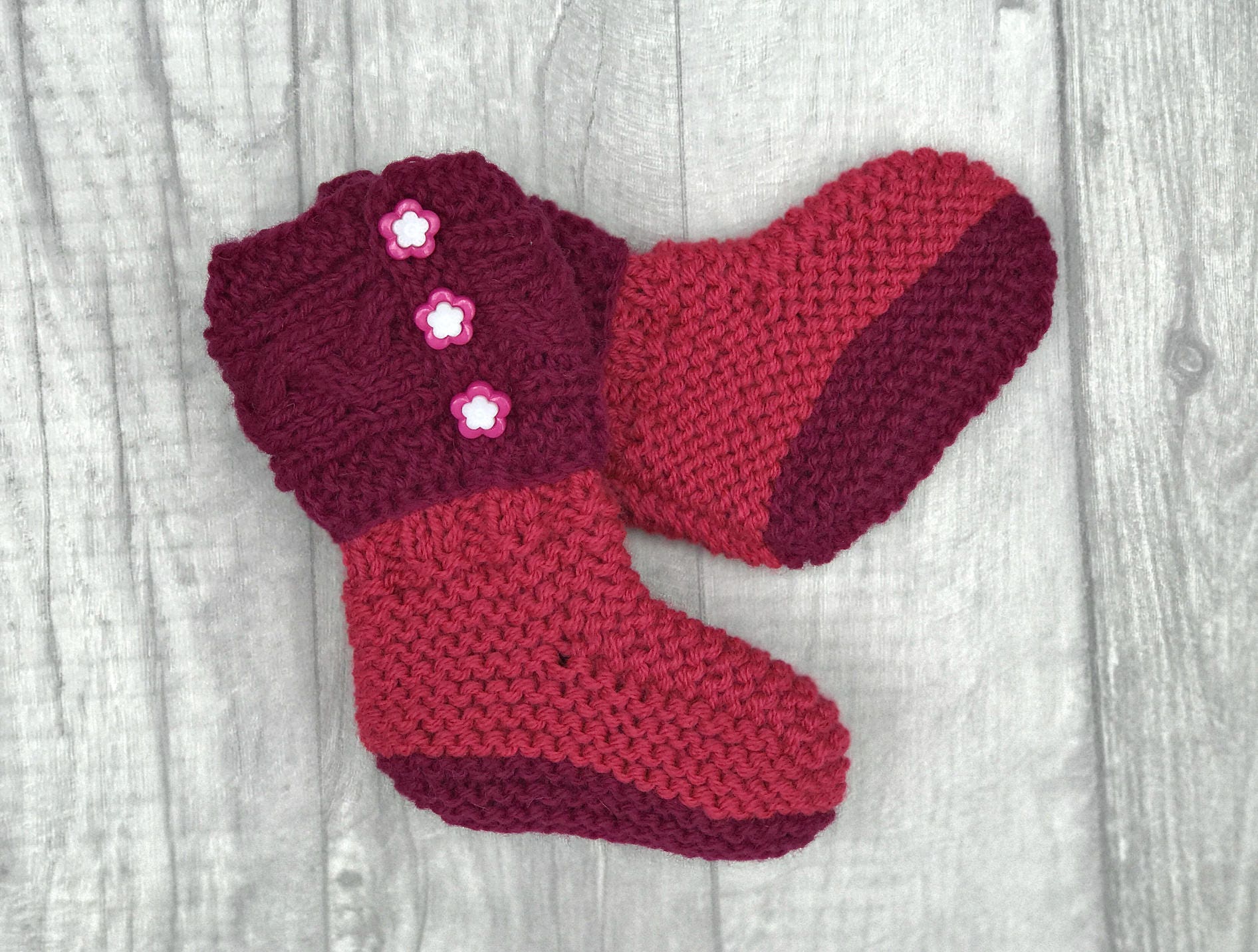 Baby Girl Socks Knitted Baby Socks Baby Shower Gift Cold Etsy