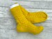 Winter Socks - Knitted Socks - Winter Slippers - Cable Knit Socks - Winter Clothes - Handknit Socks - Wool Socks - Wool Slippers 