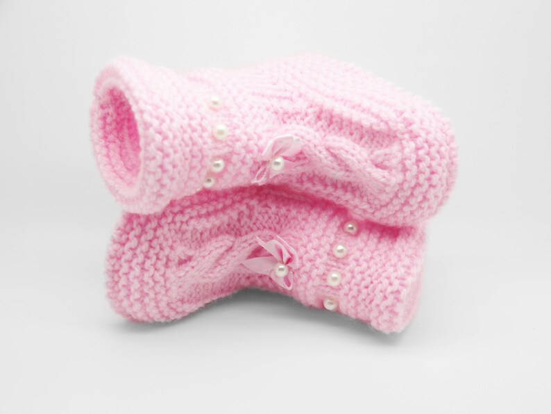 Christening Gift Baby Booties Christening Gift Girl Etsy