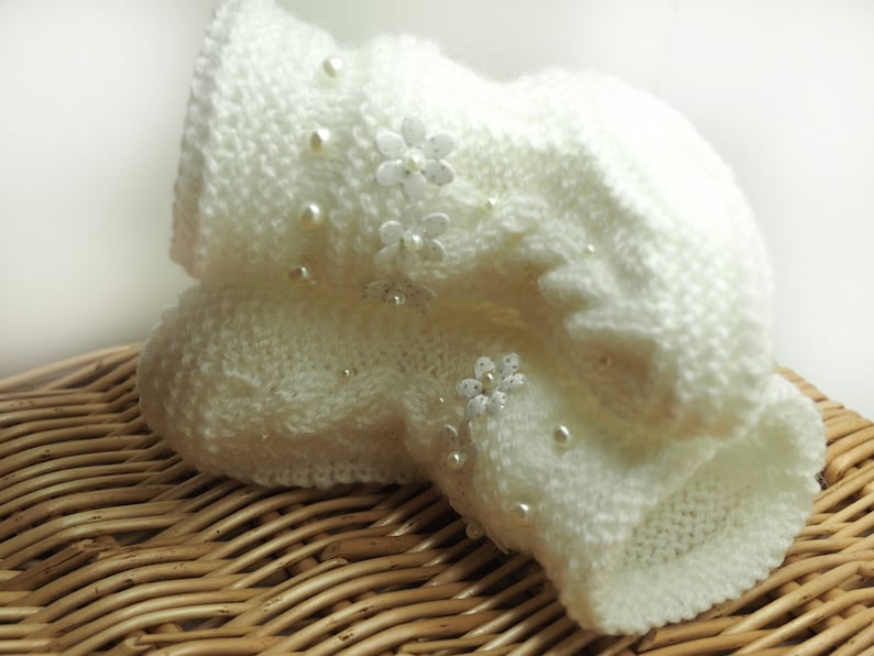 knitted baby nike booties