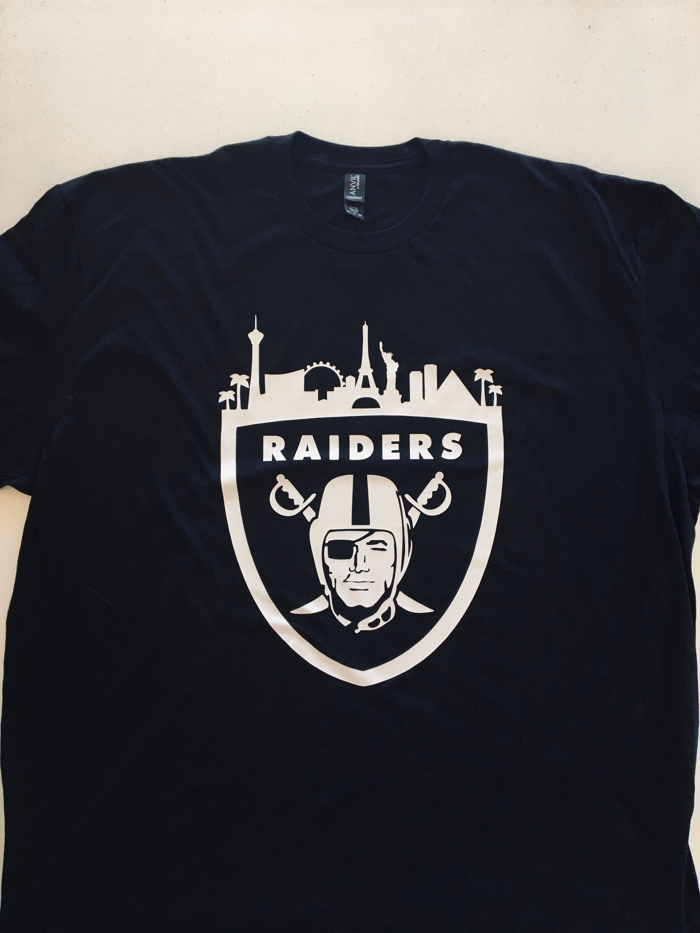 Las Vegas Raiders Skyline T-shirt Youth Sizes Thru 5XL | Etsy