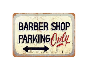 Worlds Greatest Barber Parking Only Notice 8/"x12/" Aluminum Sign