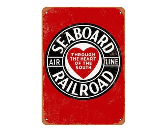 SEABOARD AIR LINE Railroad PATCH Through the Heart of the South IRON ON