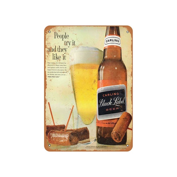 1950 S Flat Top Beer Can Carling Black Label Beer Your Character Ebay