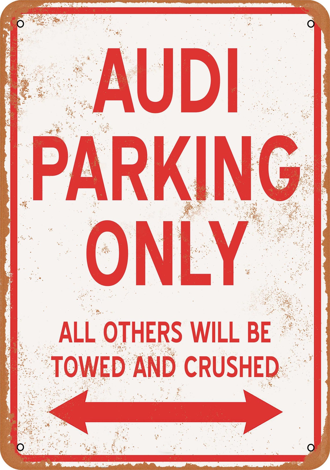 Audi parking only