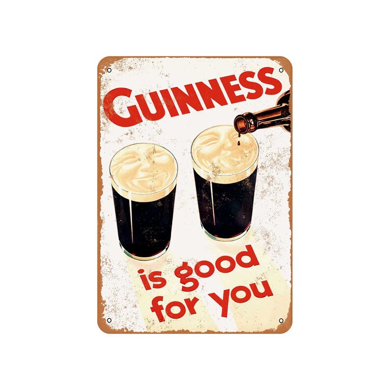 GUINNESS TIME "HAVE THIS ONE WITH ME!" 9" x 12" METAL SIGN GUINNESS TIME "HAVE THIS ONE WITH ME!" 9" x 12" METAL SIGN