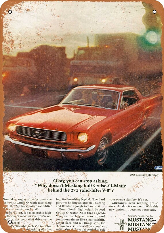 Custom Art T-Shirt for 1966 66 289 hardtop GT Mustang not affiliated with ford