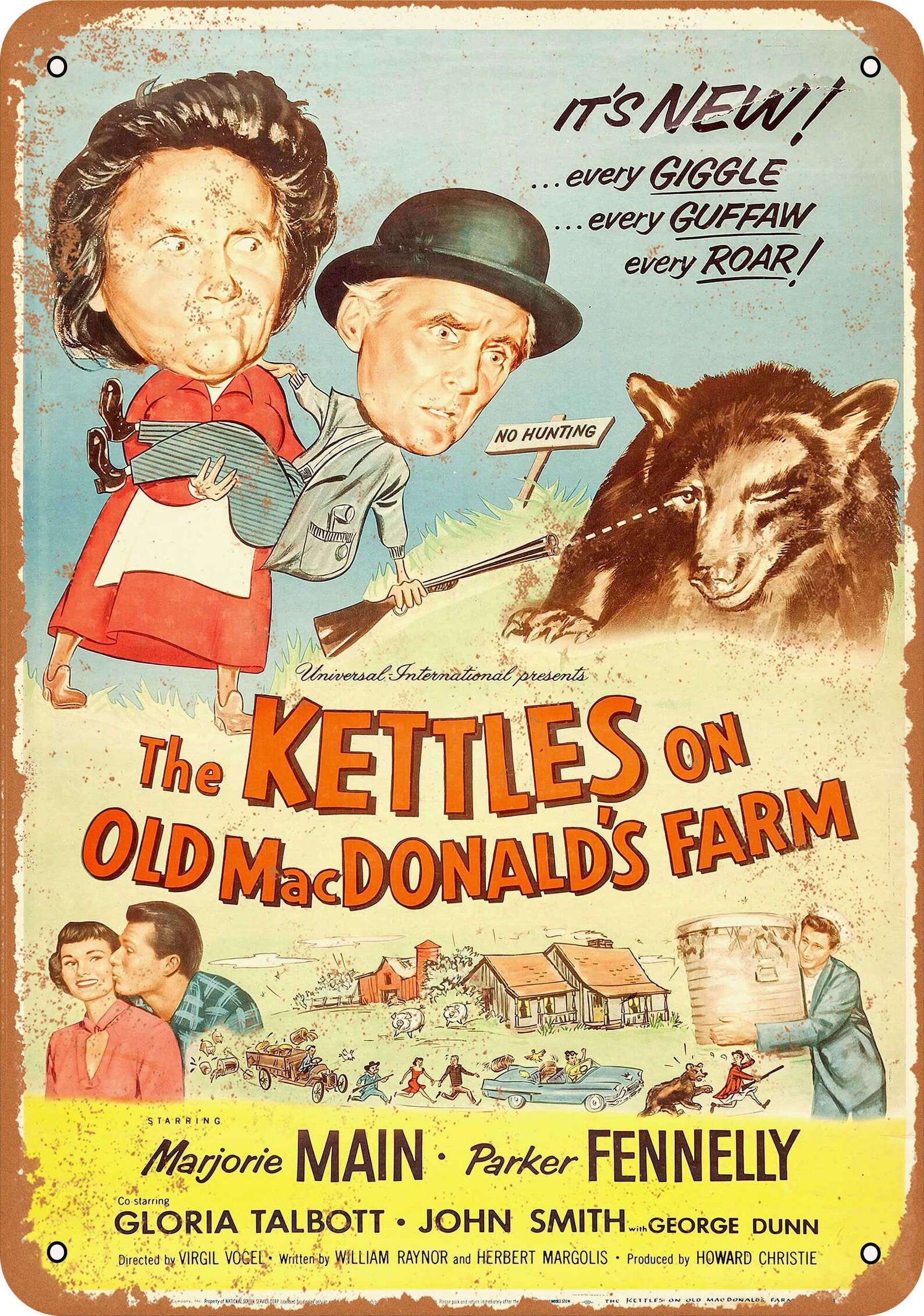 1957 Ma & Pa Kettles Old Macdonald's Farm Vintage Look Etsy