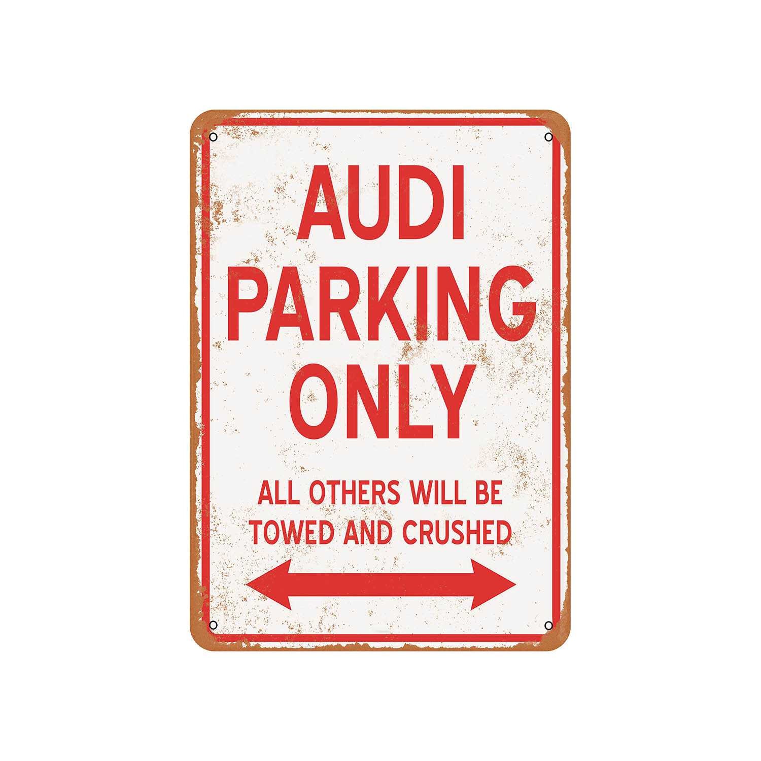 Audi parking only