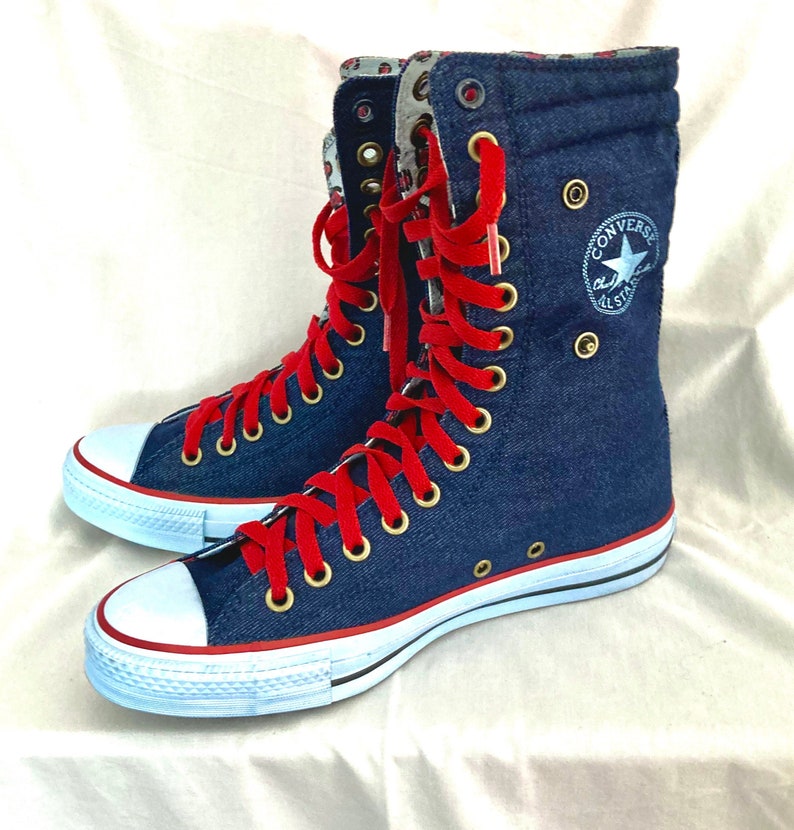 converse calf high sneakers