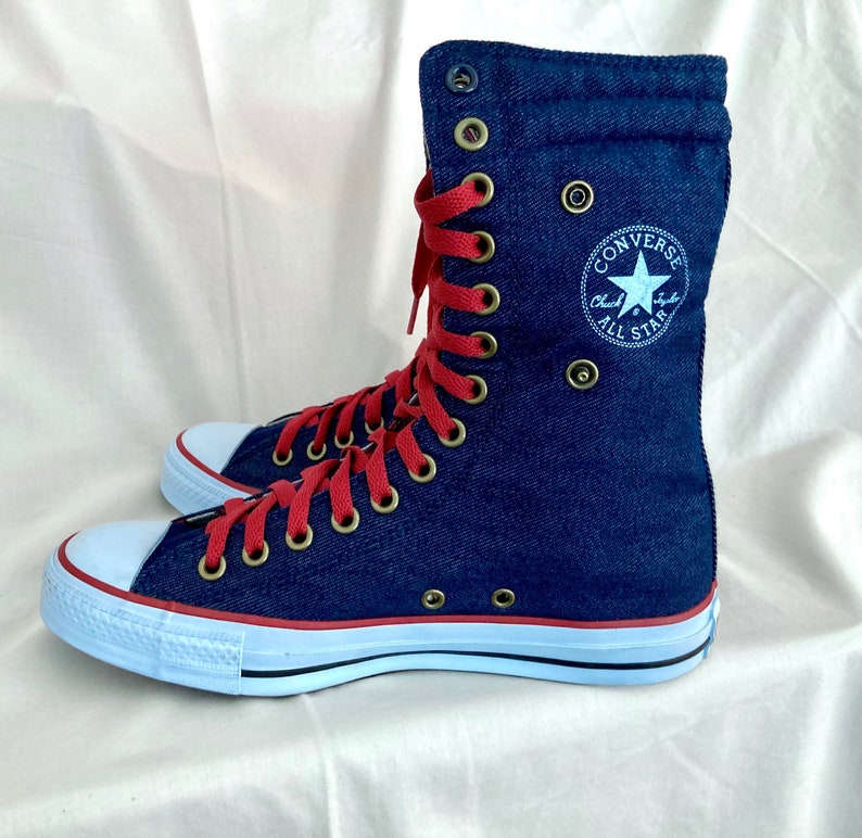 converse calf high sneakers