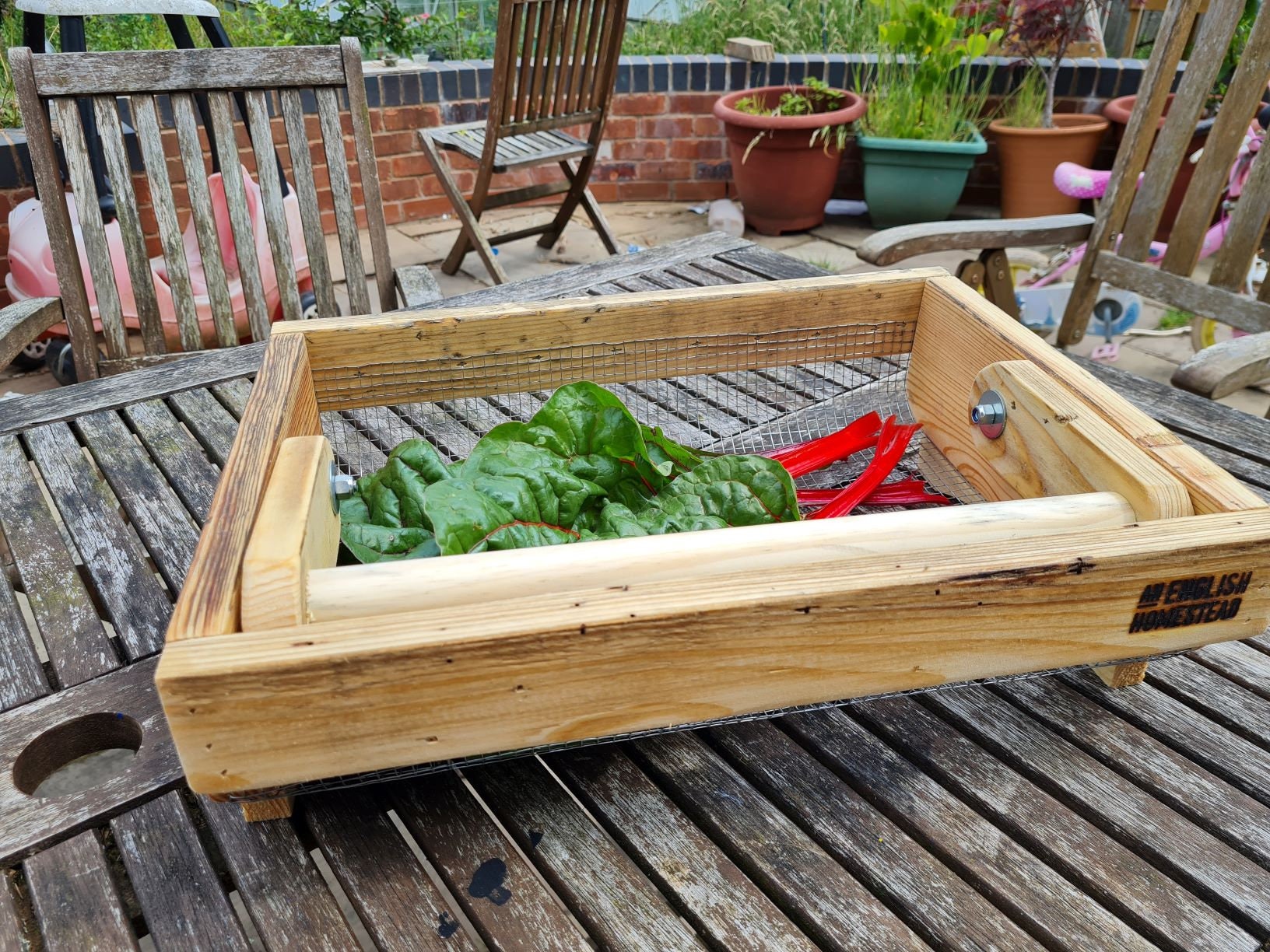 Medium Harvest Basket/ Seed Savers Basket Etsy