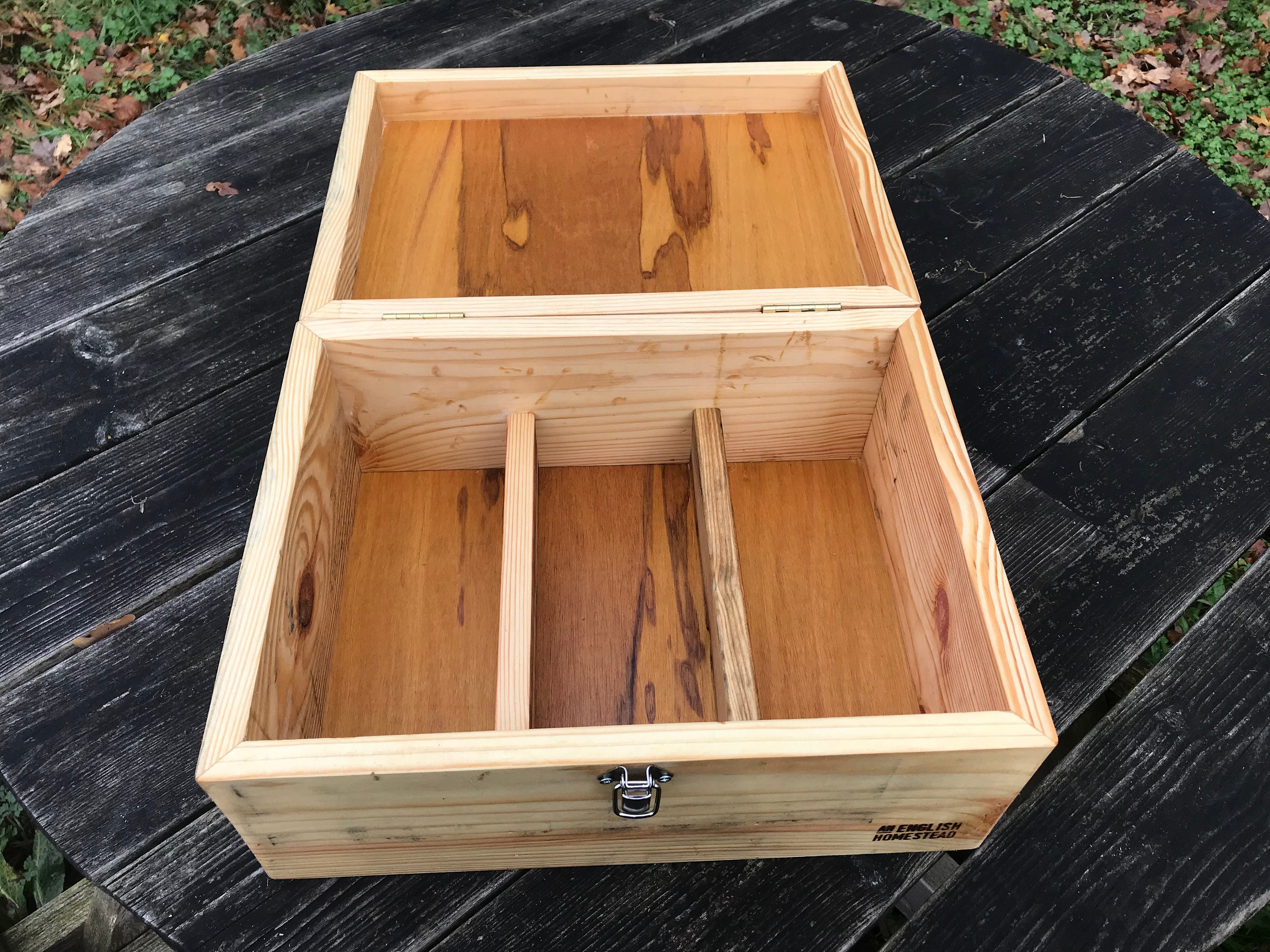 Large Wooden Seed Box/Seed Organiser Etsy
