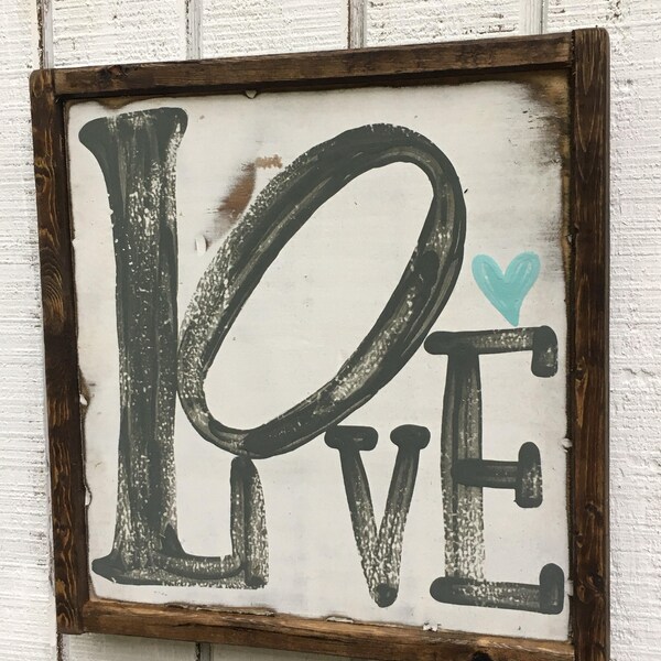 31. LOVE. IN Stock! rustic decor, bedroom decor, wood sign, pallet sign, distressed decor, home decor, gift, girl gift, gift for her friend