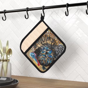 Turkey Pot Holder with Pocket