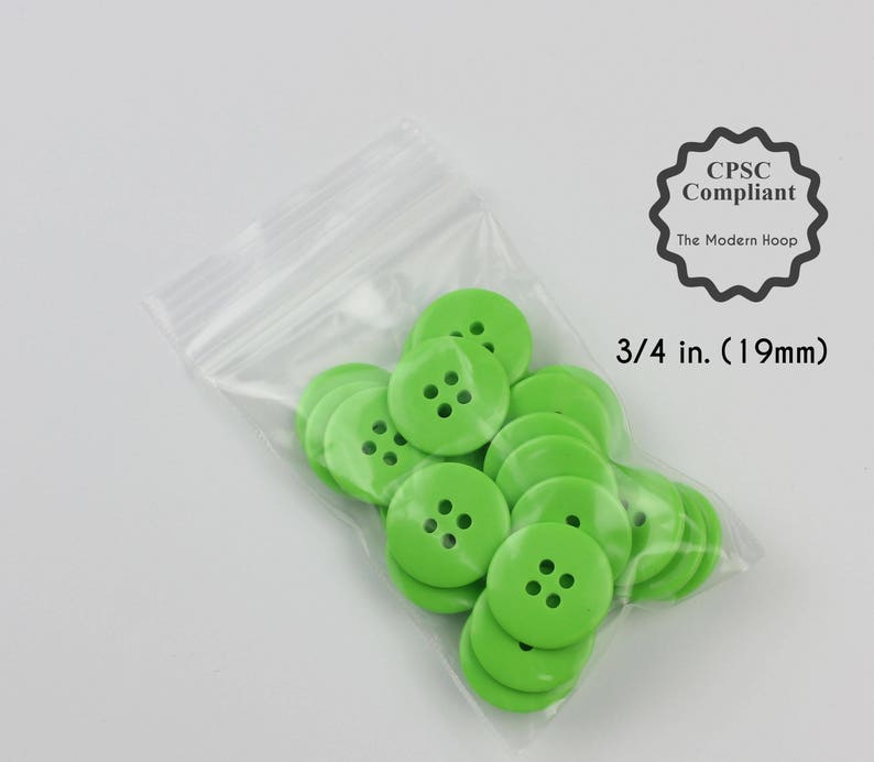 10mm 3//8/" Ships From USA Round White Plastic Sewing Buttons - 2 holes