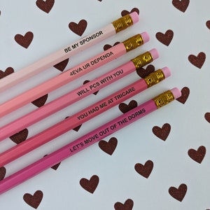 Military Dependent Valentine's Pencil Set