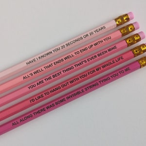 The New Romantics Lyric Pencil Set