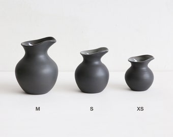 Black pitchers, jugs and creamers in various sizes - Ceramic Network