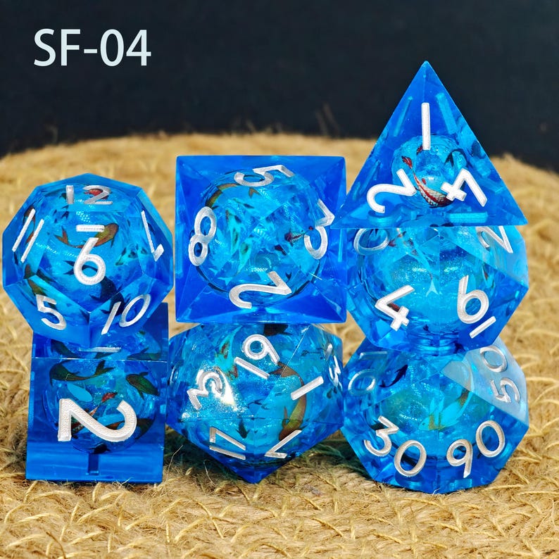 Color Mixing Liquid Core Dice Set for Magic Game, Gorgeous Dungeons and ...