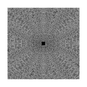 Kaaba - The Masses Abstract Giclée Premium Print Canvas 40 x 40inch