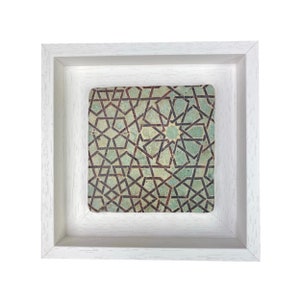 Sky Blue Ottoman Seljuk Geometric Stone Tile SMALL