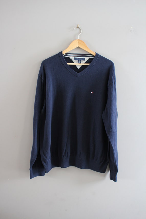 tommy hilfiger sweater navy