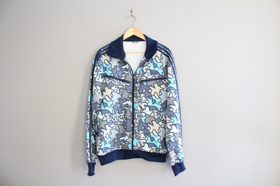 adidas zip up hoodie blue