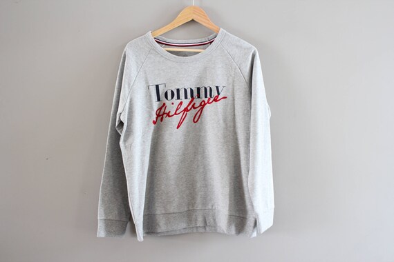 tommy hilfiger grey pullover