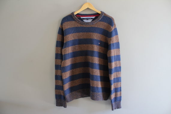 tommy hilfiger brown sweater