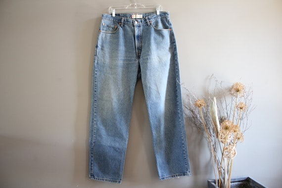 Levis 550 Medium Blue Relaxed Fit Mid 