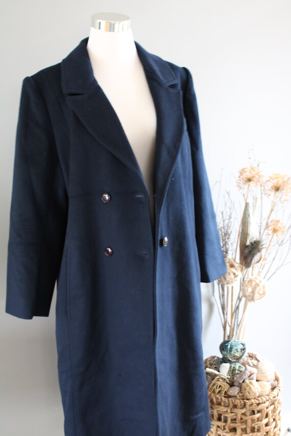 Vintage Holt Renfrew Pure Virgin Wool Long Coat R… - image 9