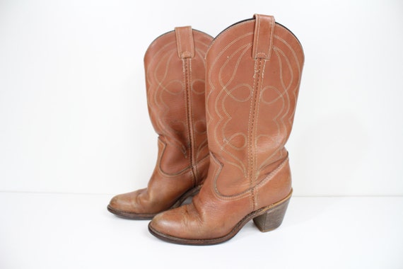 genuine leather cowboy boots / southwestern boots