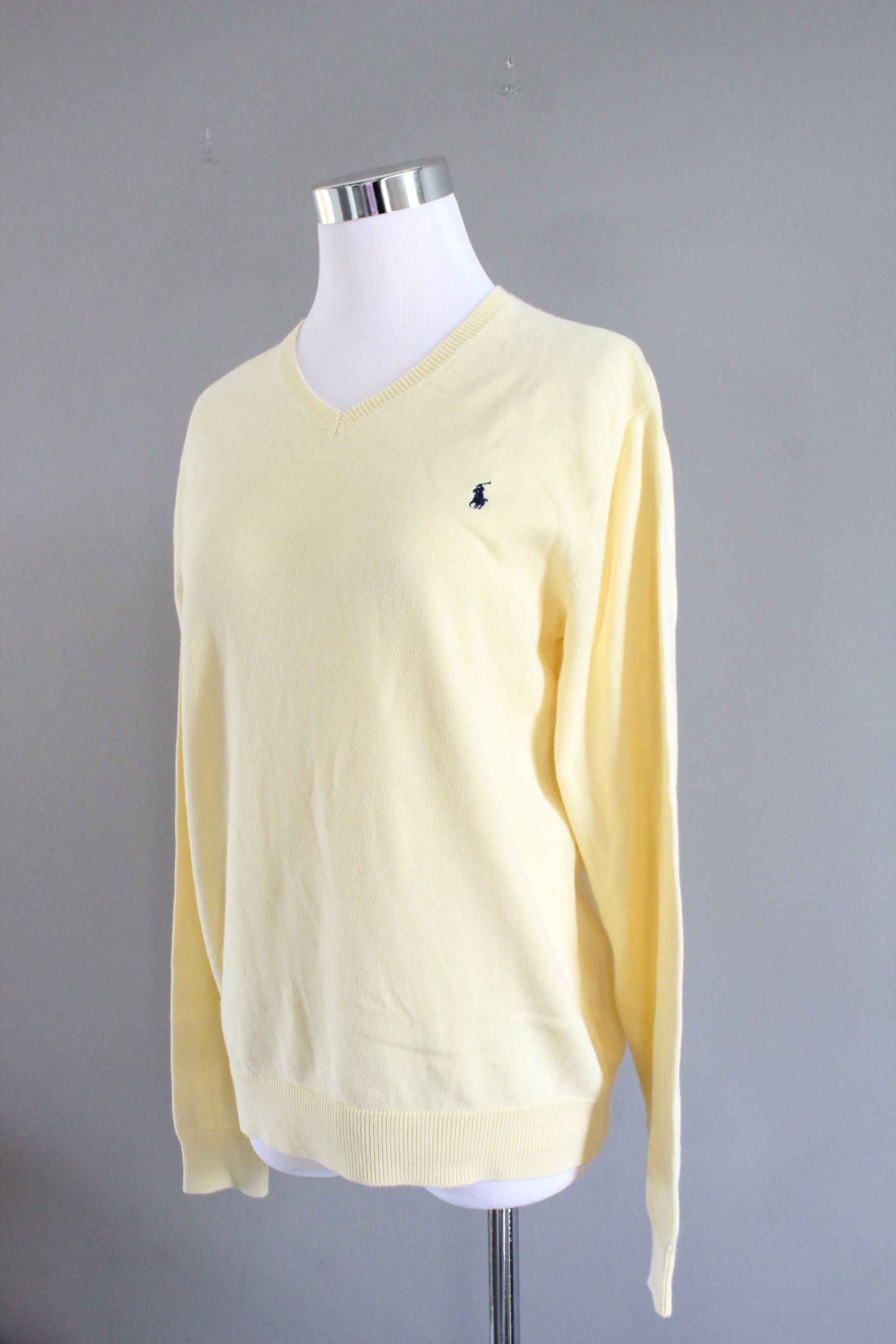Ralph lauren hotsell yellow sweater