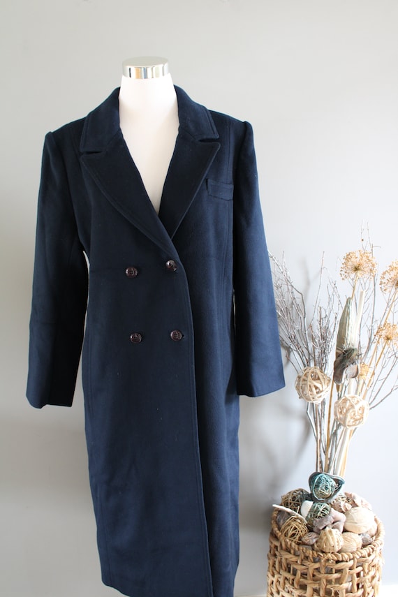 Vintage Holt Renfrew Pure Virgin Wool Long Coat R… - image 4