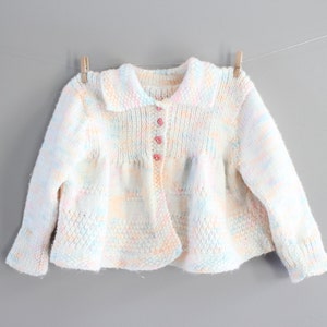 hand knitted baby girl cardigans