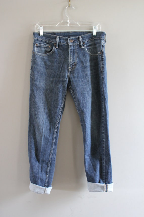 levi's dark denim jeans