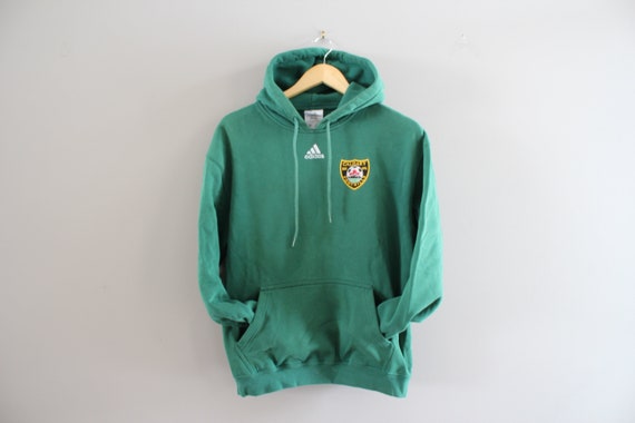adidas green pullover
