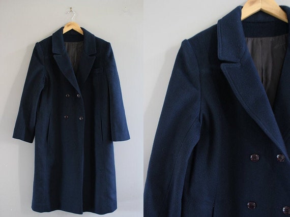 Holt Renfew Pure Virgin Wool Long Coat Royal Blue