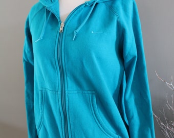 turquoise nike sweater