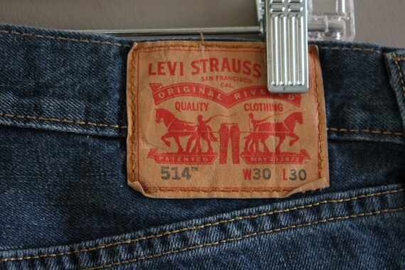 Levis 514 Jeans Stonewashed Medium Blue Zip Fly S… - image 7