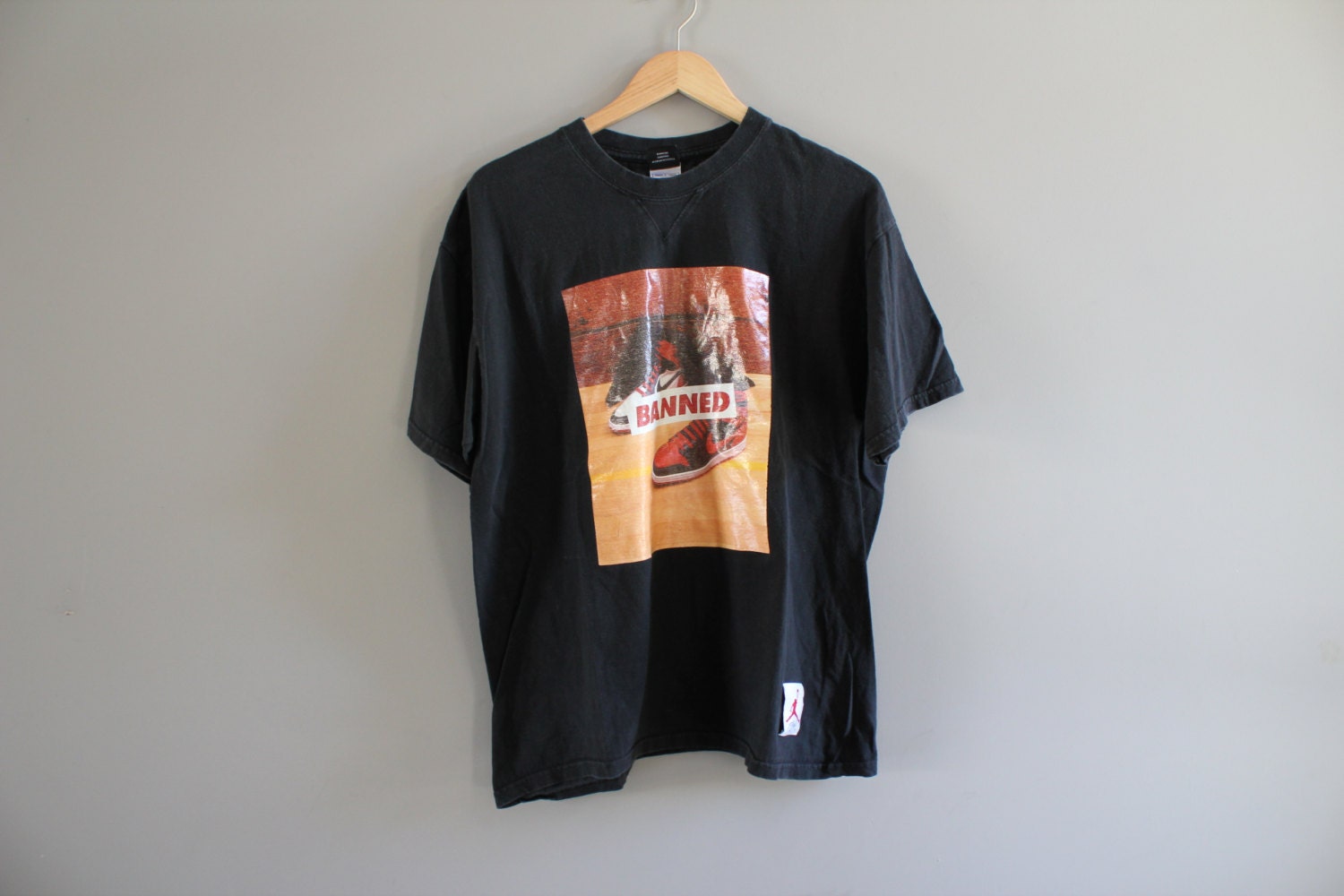 Michael Jordan Air Jordan 1 Fight Nike T-shirt Authentic Black | Etsy  Ireland