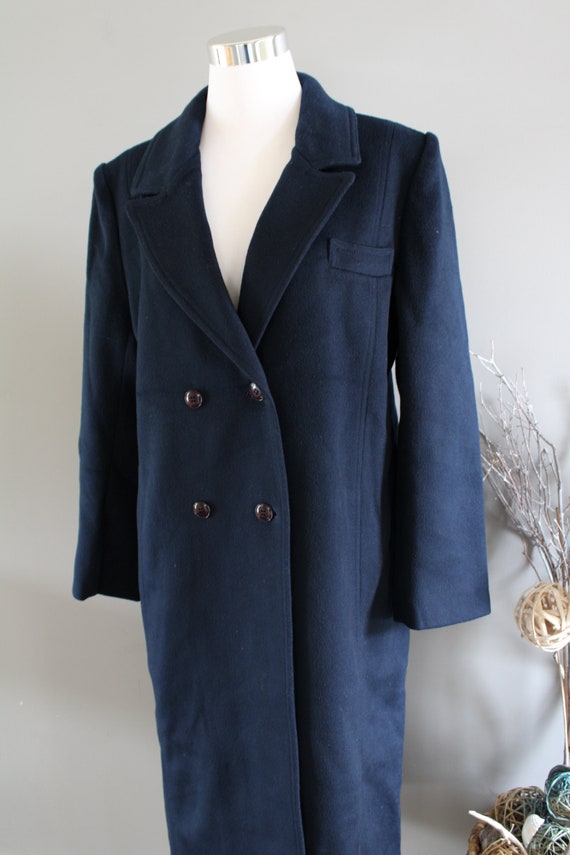 Vintage Holt Renfrew Pure Virgin Wool Long Coat R… - image 6