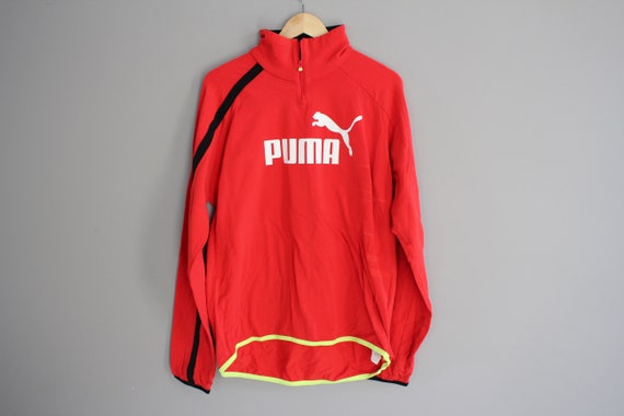 red puma tracksuit