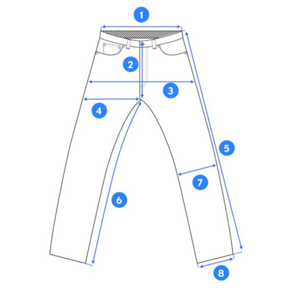 Levis 505 Jeans stonewashed dark blue regular fit… - image 9