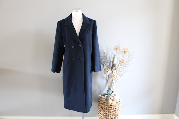 Vintage Holt Renfrew Pure Virgin Wool Long Coat R… - image 1