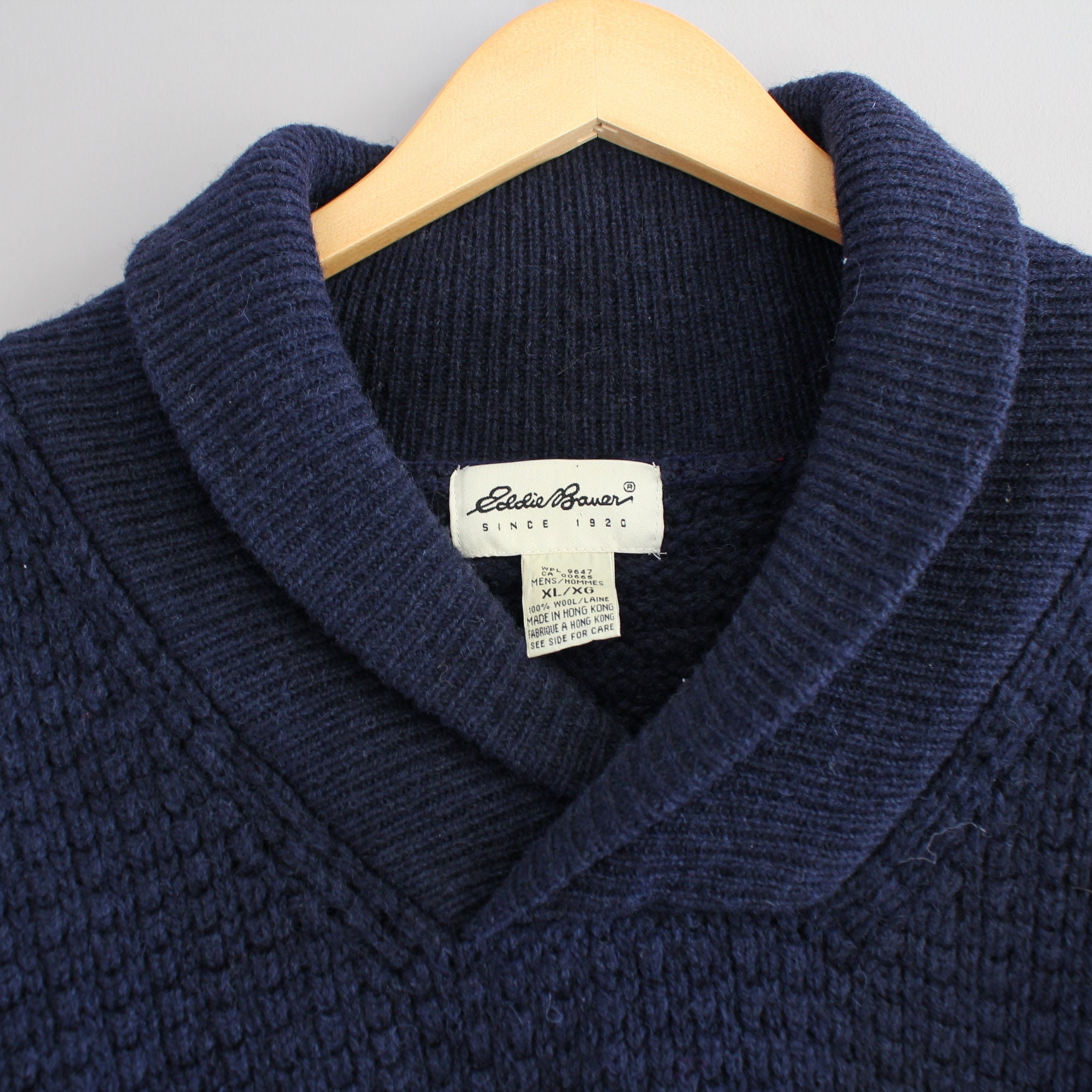 Vintage Eddie Bauer Wool Cowichan Sweater: Nordic Knit Jumper 